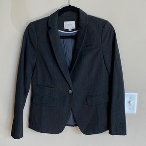 LOFT charcoal grey blazer (00P)